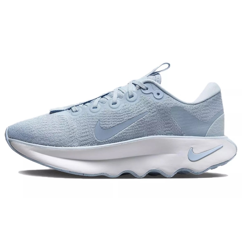 Nike Blue and White Sneakers with Cushioned Sole